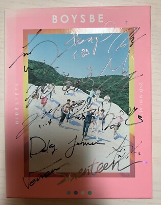 SEVENTEEN　BOYS BE　全員サイン入り SEVENTEEN BOYS BE 全員サイン入り