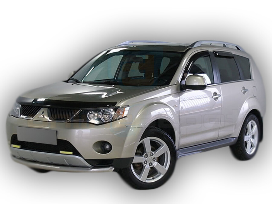 Wind Deflector Fits for Mitsubishi Outlander SUV Rain Protection Visor Regenab