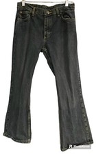 Wrangler Denim Blue Jeans Boys 14 Husky Adjustable Waist Dark Wash