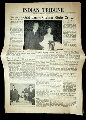 Kingsport TN Dobyns Bennett High School Indian Tribune Newspaper Nov 13 1959