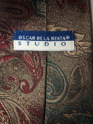 Oscar De La Renta Mens Necktie - Picture 3 of 3