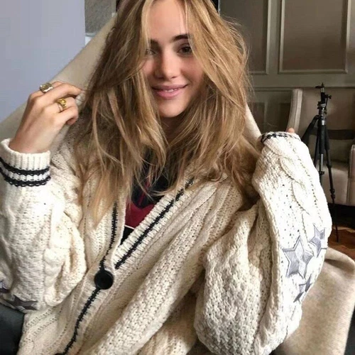 Maglione Cardigan Maglione Maglia Donna Autunno Caldo Oversize - Foto 3 di 35