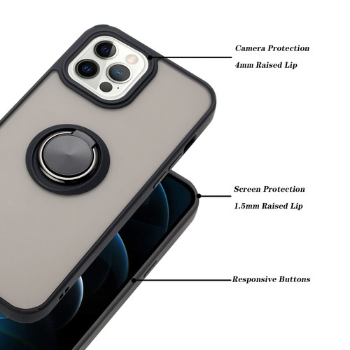 iPhone 13 Pro Case, New Hybrid Kickstand Ring Shock Resistant Case - 第 5/11 張圖片