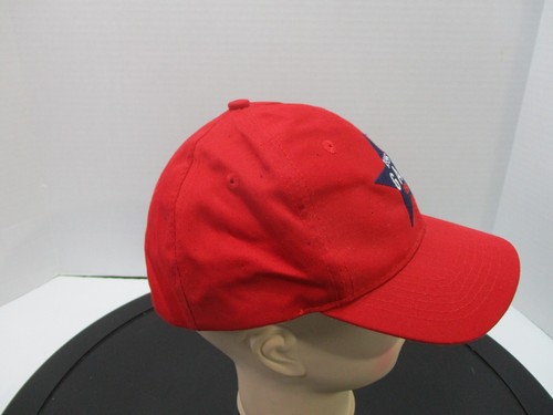 Gap Hat Boys XS Red Baseball Cap Snapback Curve Bill USA Solid Polyester - Picture 4 of 10