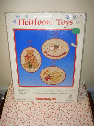 Dimensions Heirloom Toys Cross Stitch Kit - Picture 2 of 5