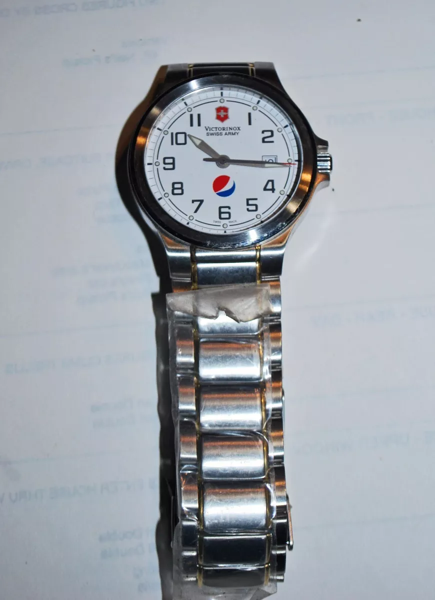 PEPSI ORIGINAL VICTORINOX SWISS ARMY WATCH MENS 241277.CB