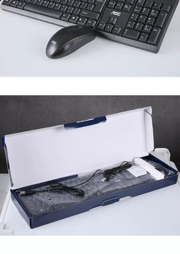 AOC KM160 Wired Keyboard and Mouse Combo - Picture 4 of 4
