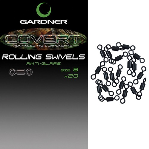 Gardner Tackle Covert Swivels, Carp & Specimen Swivels, Rig Swivels, Hook Swivel - Picture 7 of 7