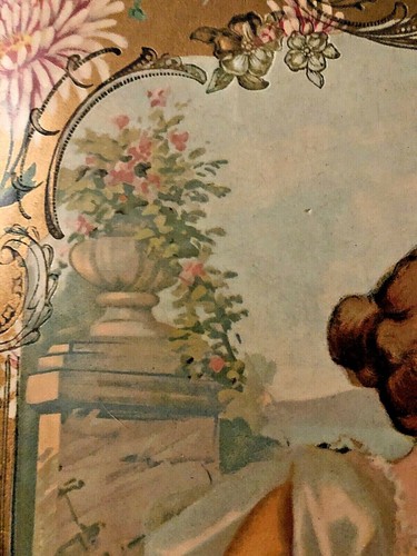 Antique Celluloid Gibson Girl Art Nouveau Color Cover Only! of 1890 Album - Picture 12 of 12