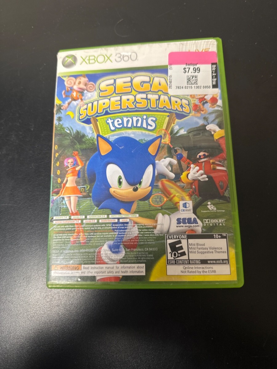 Sega Sonic Superstars Tennis / Live Arcade for XBOX 360 | eBay