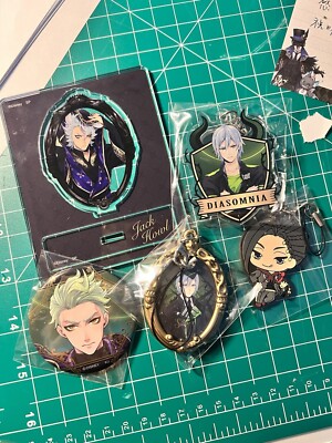 Twisted Wonderland Can Bage Pin Set Jack Howl  Sebek Silver Jamil