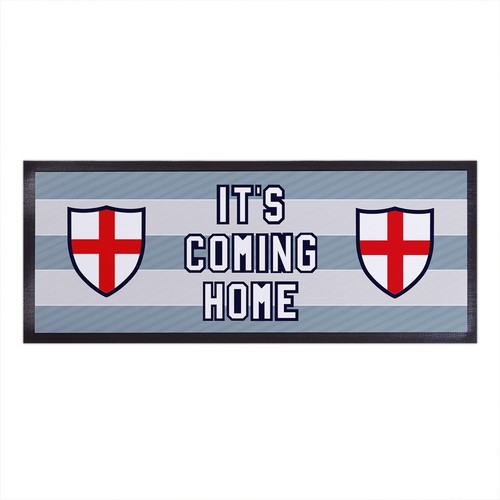 England Euro's | Retro Football | Bar Runner | IT'S COMING HOME | Grey - Picture 5 of 12