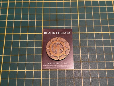 Warhammer Collectible Coin Black Library New Rare OOP