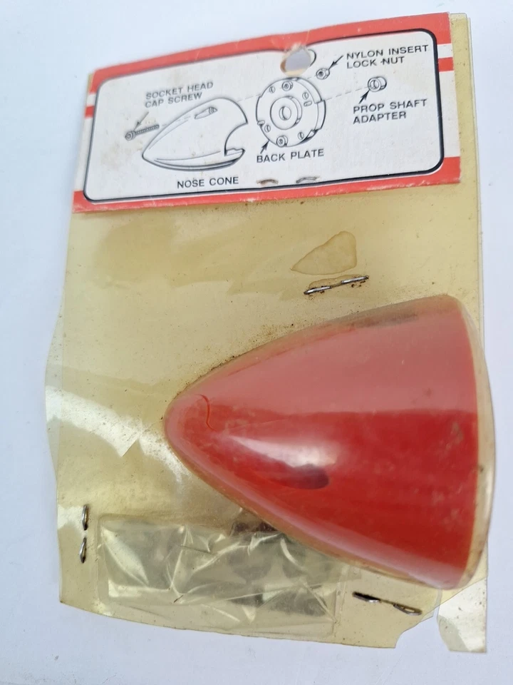 DUBRO #274 Rojo 2” Diámetro Spinner RC Avión Hobby Nuevo en Embalaje Original Foto 2 de 2