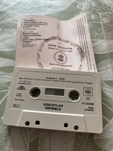 Bob Dylan x3 Cassette Bundle - Shot of Love - Oh Mercy - Infidels - Picture 4 of 10