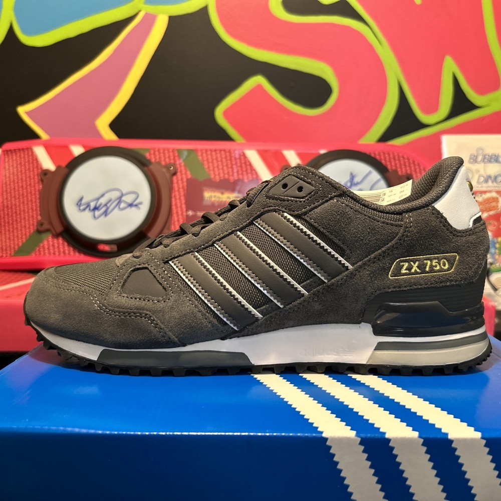 Adidas ZX 750 Low Mens Casual Sneaker Mens Shoes Gray/White/Black ID8856