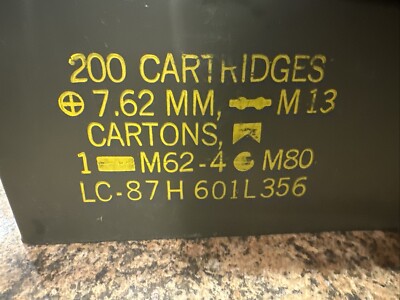 M13 7.62mm弾薬箱 200カートリッジ用 M13 7.62mm弾薬箱 200カートリッジ用 NEW MILITARY AMMO BOX 200