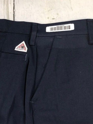 Bulwark Flame Resistant 7 oz CoolTouch® 2™ Work Pants Navy Blue PMW2NV Uniform - Picture 5 of 9