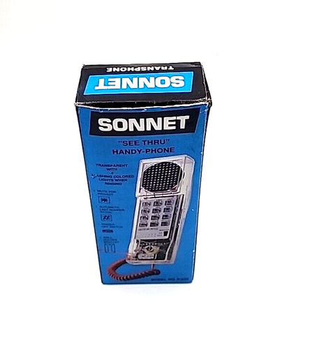 Sonnet Tranphone See Thru Telefon komórkowy Model nr P-535 - Zdjęcie 3 z 4