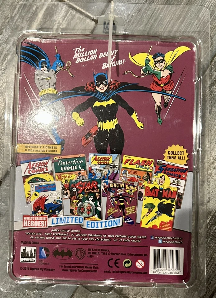 Figura de acción Batgirl World's Greatest Heroes primeras apariciones serie 1 como nueva Foto 3 de 3