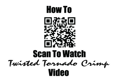 Twisted Tornado Crimp® 24kt. Oro ruso ULTRAPLATE® .019 3 mm (Pk 25) Hecho en EE. UU. - Imagen 2 de 4