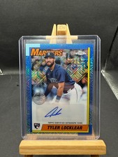 2025 Topps Series 1 Tyler Locklear 1990 Mojo Auto /299 Mariners Rookie RC