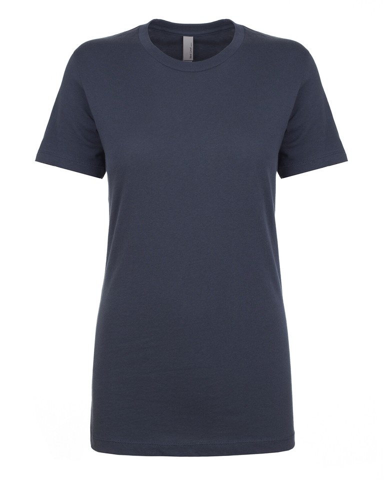 Next Level Women's Ideal Crew Short Sleeve T-Shirt – Tahiti Blue, Size XS - View #4