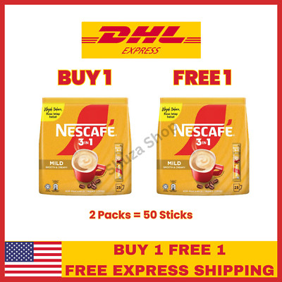 [BUY 1 FREE 1] NESCAFE 3 in 1 MILD Blend & Brew Malaysia FREE SHIPPING