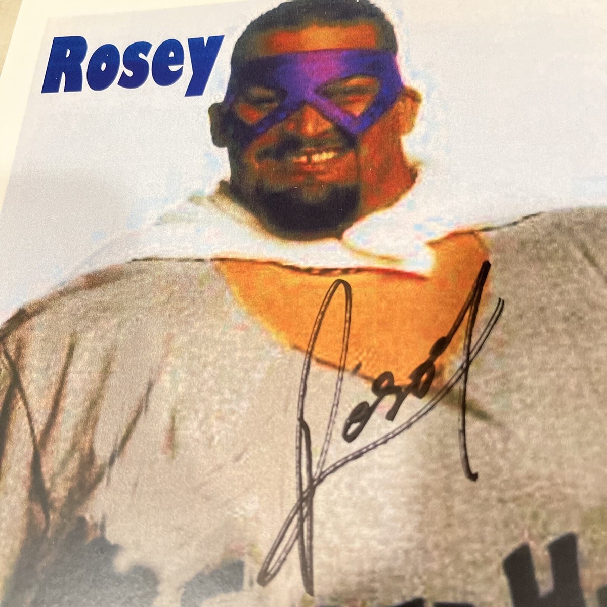 🔥 Rosey Signed WWE WWF 8x10 Photo PSA COA Certed Matthew Tapunu'u