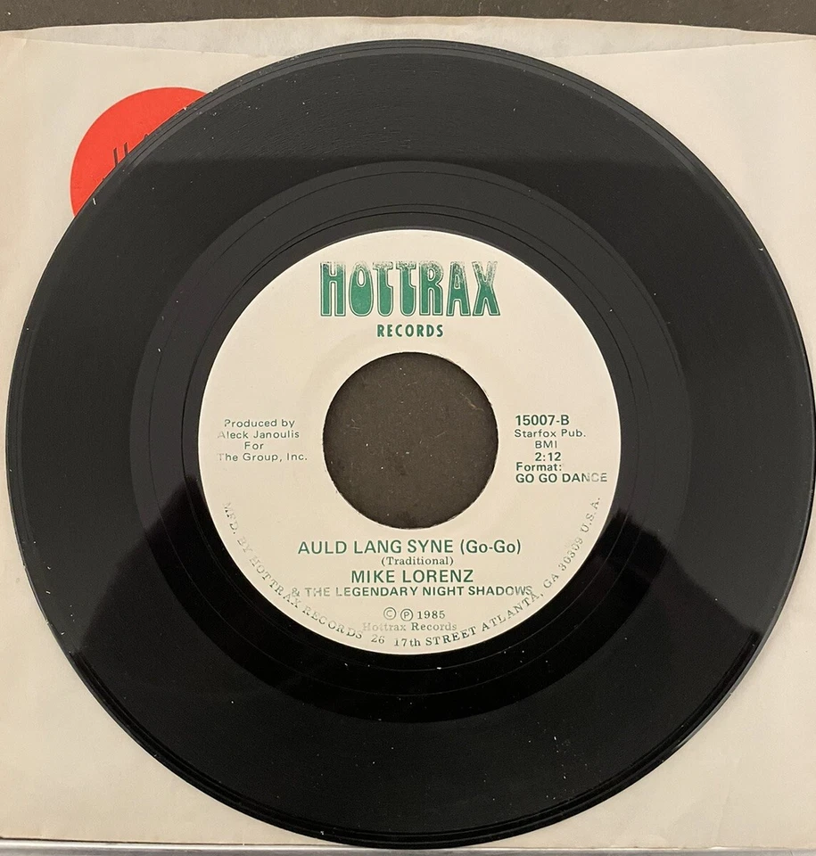 Mike Lorenz-Rap Before Christmas/Auld Lang Syne (Go-Go) - 7" Vinyl Single- New - Image 2 of 2