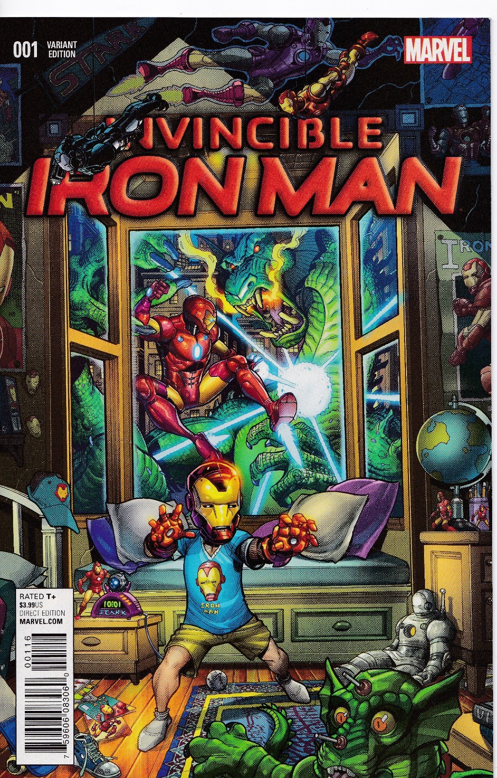 INVINCIBLE IRON MAN (2015) #1 Bradshaw Young Guns VARIANT Cover