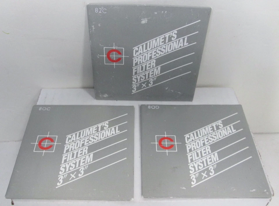 New Old Stock 5 Calumet Professional Filter System 80C, 80D, 82C, 85, 85B - 3x3 - Image 3 of 4