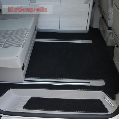 Premium velour floor mats complete for VW T6.1 California Coast kitchen from manufacturing year 2020 - Picture 4 of 5