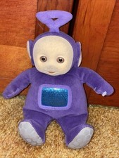 Tellitubbies Eden Vintage 1998 Purple Tinky Winky 8  Stuffed Plush