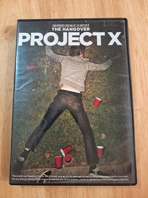 Project X DVD 2012 Widescreen Todd Phillips Joel Silver Nima Nourizadeh