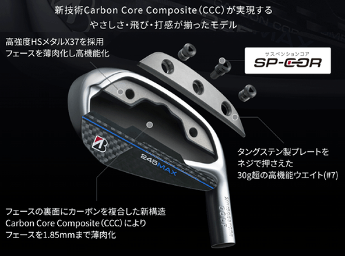 Bridgestone New  2024.4 245 MAX Single iron 1 piece 6 iron VANQUISH BSi for MAX - Picture 8 of 10