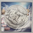 Canada Silver  $20.00  Pure Silver .999  2015 Christmas Snowman