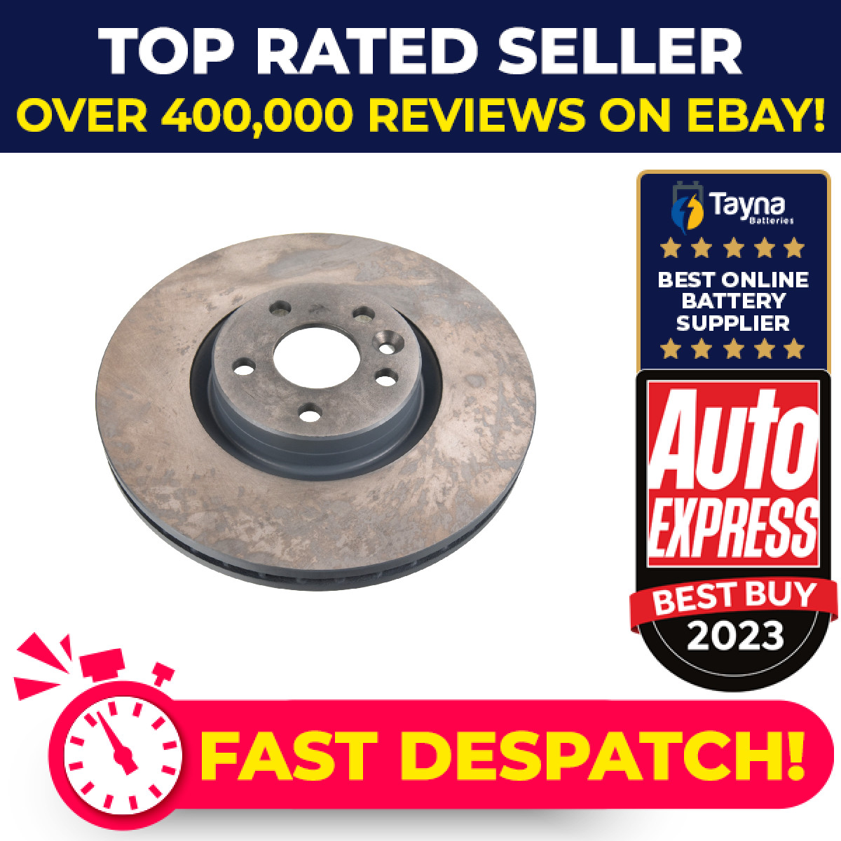 2x Brake Discs Pair Vented fits VOLVO XC60 Mk1 2.0 Front 13 to 17 324mm Set Febi