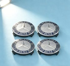 4x 75mm Felgendeckel Nabendeckel Radkappe für Mercedes Benz