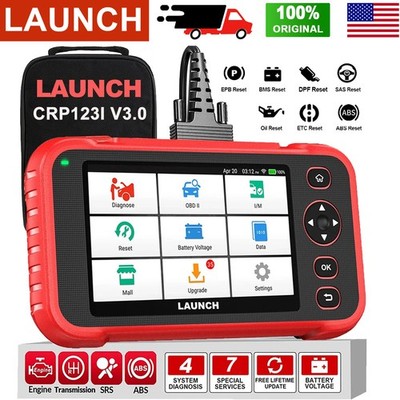 LAUNCH CRP123I v3.0 Car Diagnostic Tool ABS SRS AT Engine OBD2 Scanner Oil Reset
