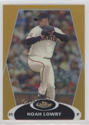 2008 Topps Finest Gold Refractor 17/50 Noah Lowry #41 1e5