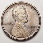 1909 Lincoln Wheat Small Cent VDB BN Bronze Business Strike