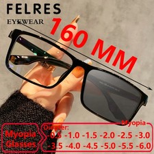 160MM Photochromic Myopia Nearsighted Glasses For Men Outdoor Discolour Glasses