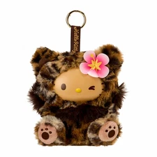Sanrio Fine Face Cat Mascot Holder ( Brown ) Japan NEW