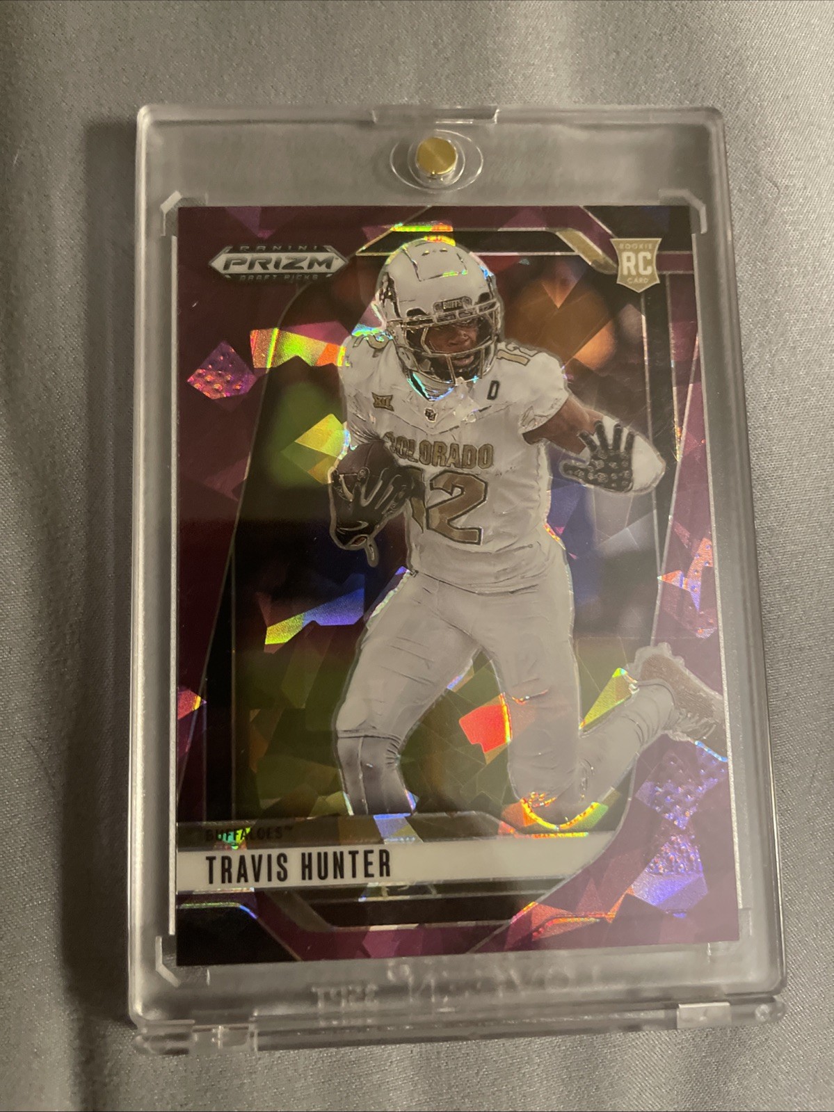 2025 Panini Prizm Draft Picks - Travis Hunter #21 Purple Ice Prizm /199 (RC)