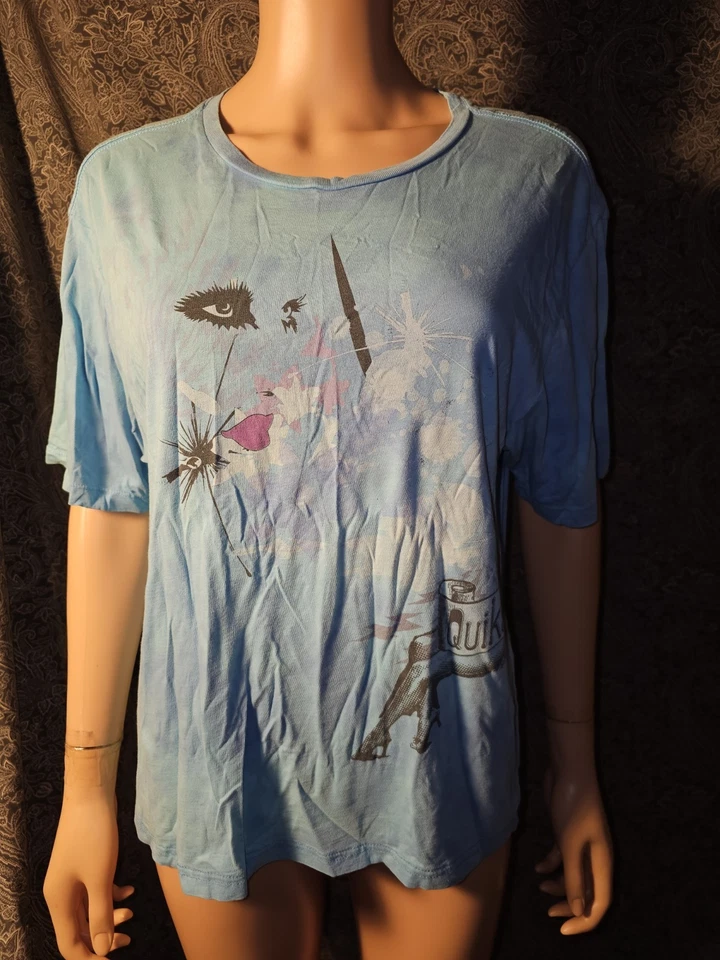 Camiseta para mujer vintage Quicksilver skate surf suave delgada 100 % algodón hilado en anillas Foto 2 de 4