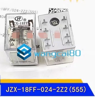 10PCS New JZX-18FF-024-2Z2(555) HF18FF-024-2Z2 universal relay 5A 24VDC 8-pin #f
