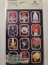 Dreamworkss Trolls World Tour 36 Stickers 3 sheets