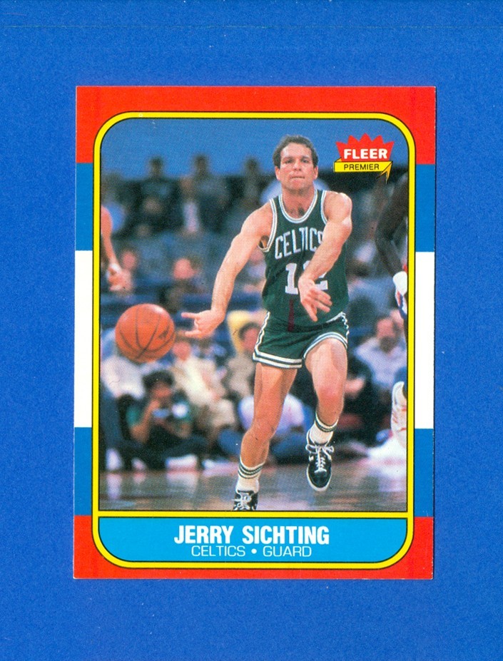 1986/1987 Fleer Basketball#101 Jerry Sichting '86 RC Rookie Card EX/MT Condition