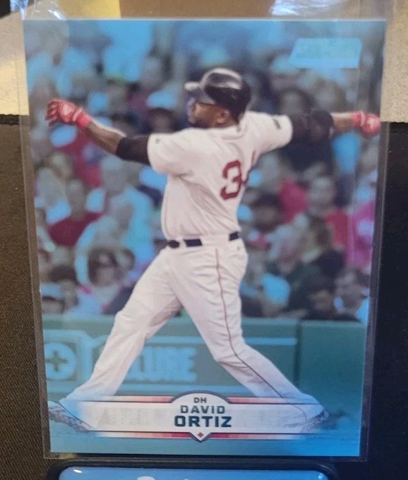 David Ortiz 2025 Topps Stadium Club #69 Boston Red Sox Light Blue Foil